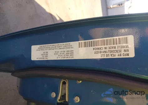 2022 Dodge Charger Scat Pack z USA, uszkodzony, nr VIN 2C3CDXGJ1NH181030